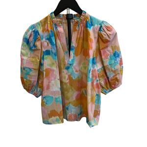 Laroque Alix Watercolor blouse (Sz S)